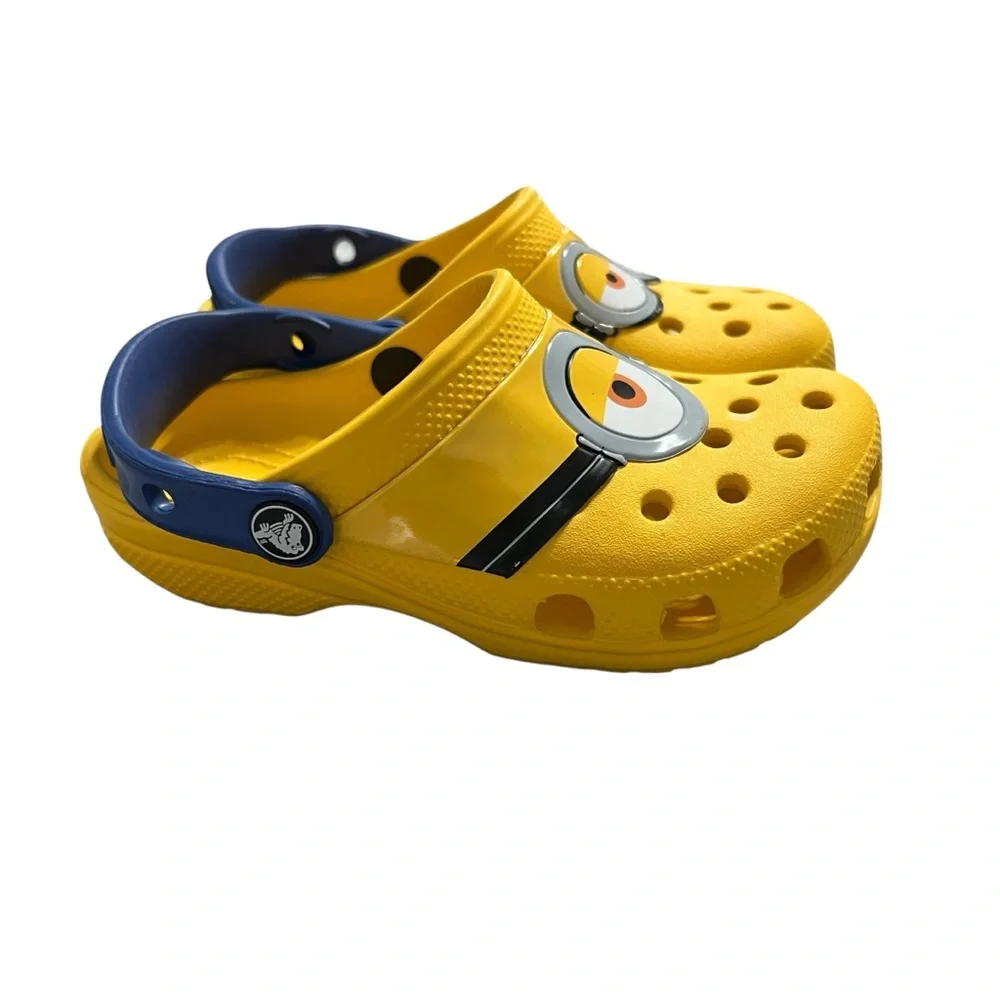 CROCS C12 Funlab “I Am Minions”Despicable Me Classic Clog Sandals Water Shoes